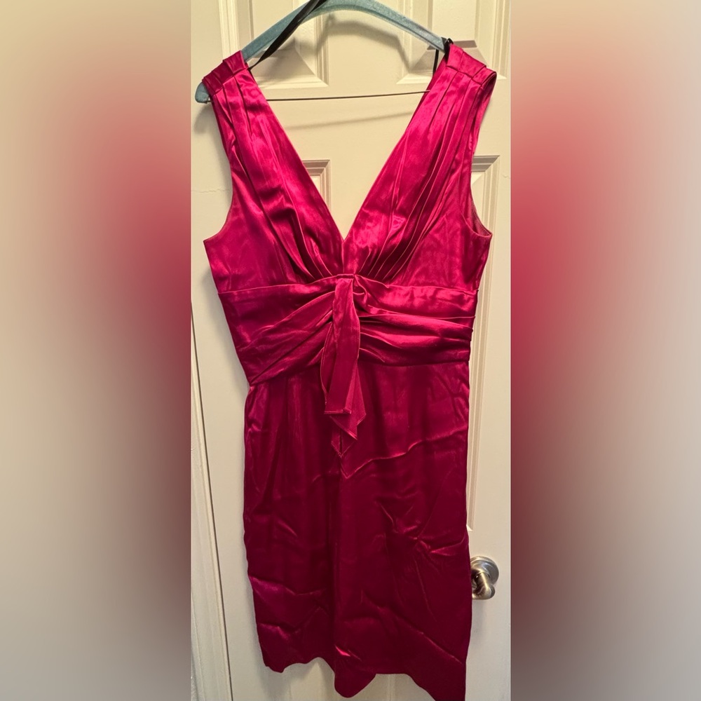 Eliza J New York women cocktail dress 
Size 10
Color Hot Pink